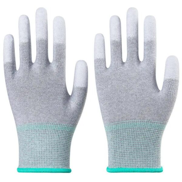 Gants Antistatiques Gris Doigts PU - Taille S