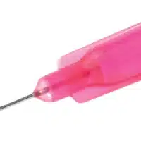 Aiguille de dosage Rouge G25 droite et coudée 45° PS25G050