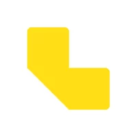Marquage au sol adhésif symbole L de largeur 50mm - jaune 197204 197204
