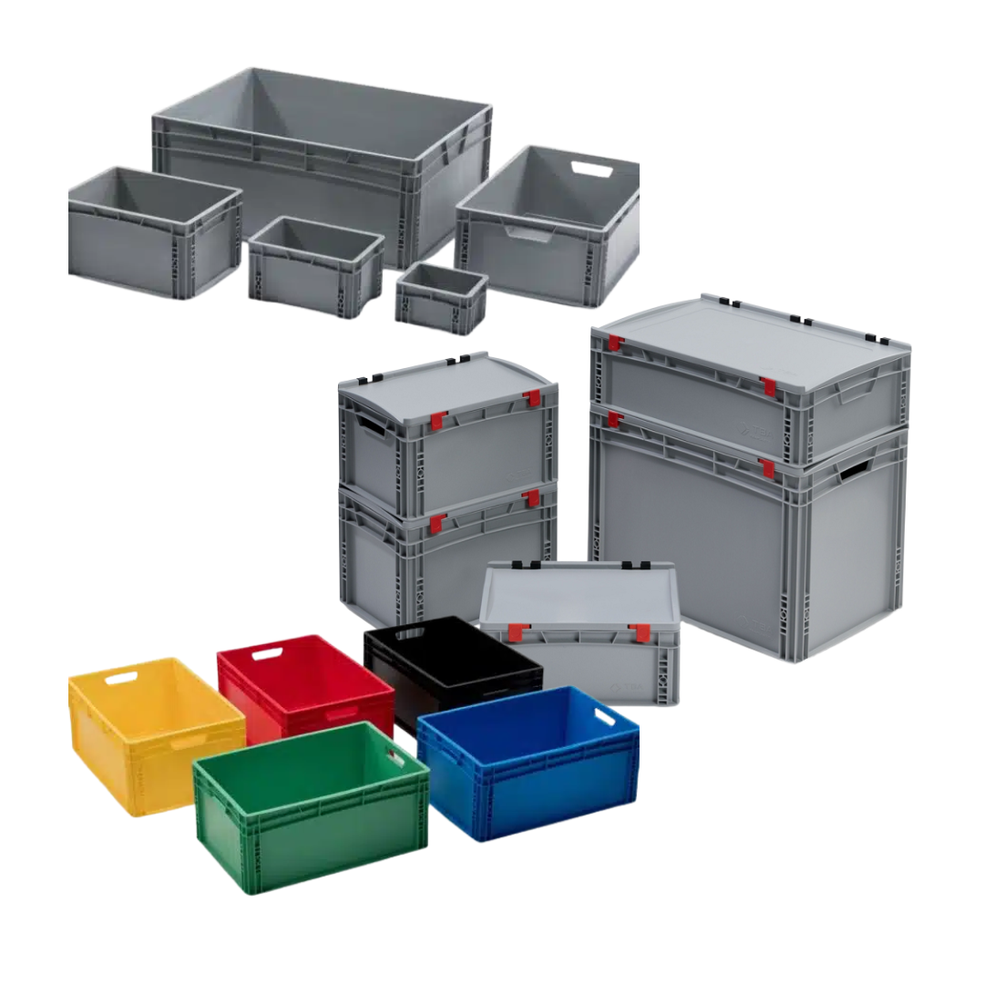 Bacs et chariots en plastiques