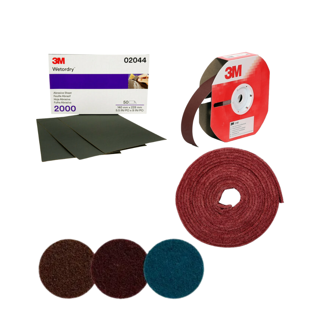 Feuilles et rouleaux abrasifs