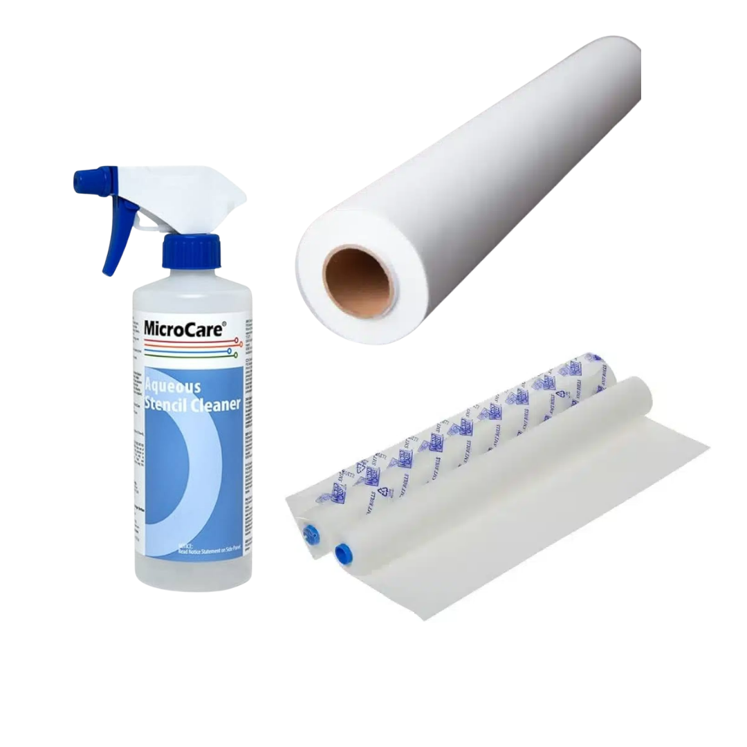 Rouleaux et Nettoyants de pochoirs