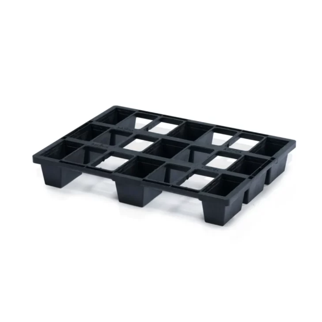 Grandes boîtes et palettes en plastique
